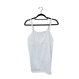 Kindred Bravely Organic Cotton Tank Top Cami White L